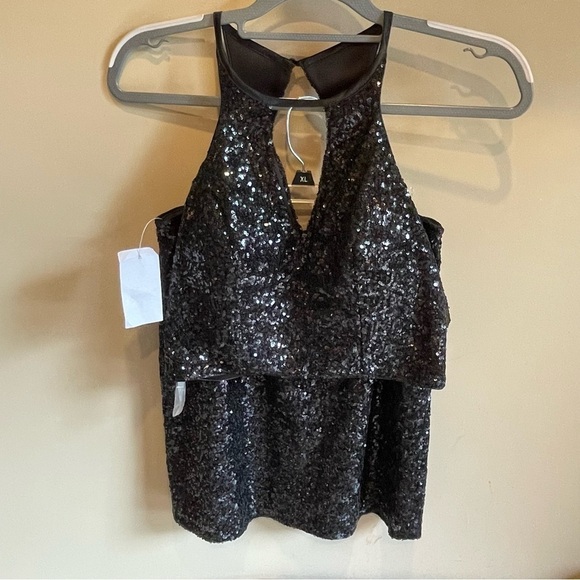 NWT Dear Moon Sequin Halter Top and Skirt Size 4 - Picture 1 of 8